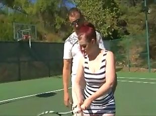 Di luar, Sukan, Rambut merah, British, Tenis